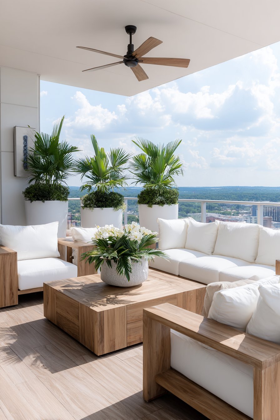 Tropical Modern Teak Elegance