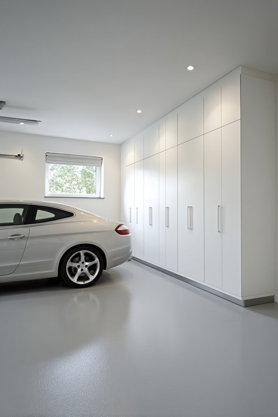 Ultra-Minimalist Gallery-Style Garage