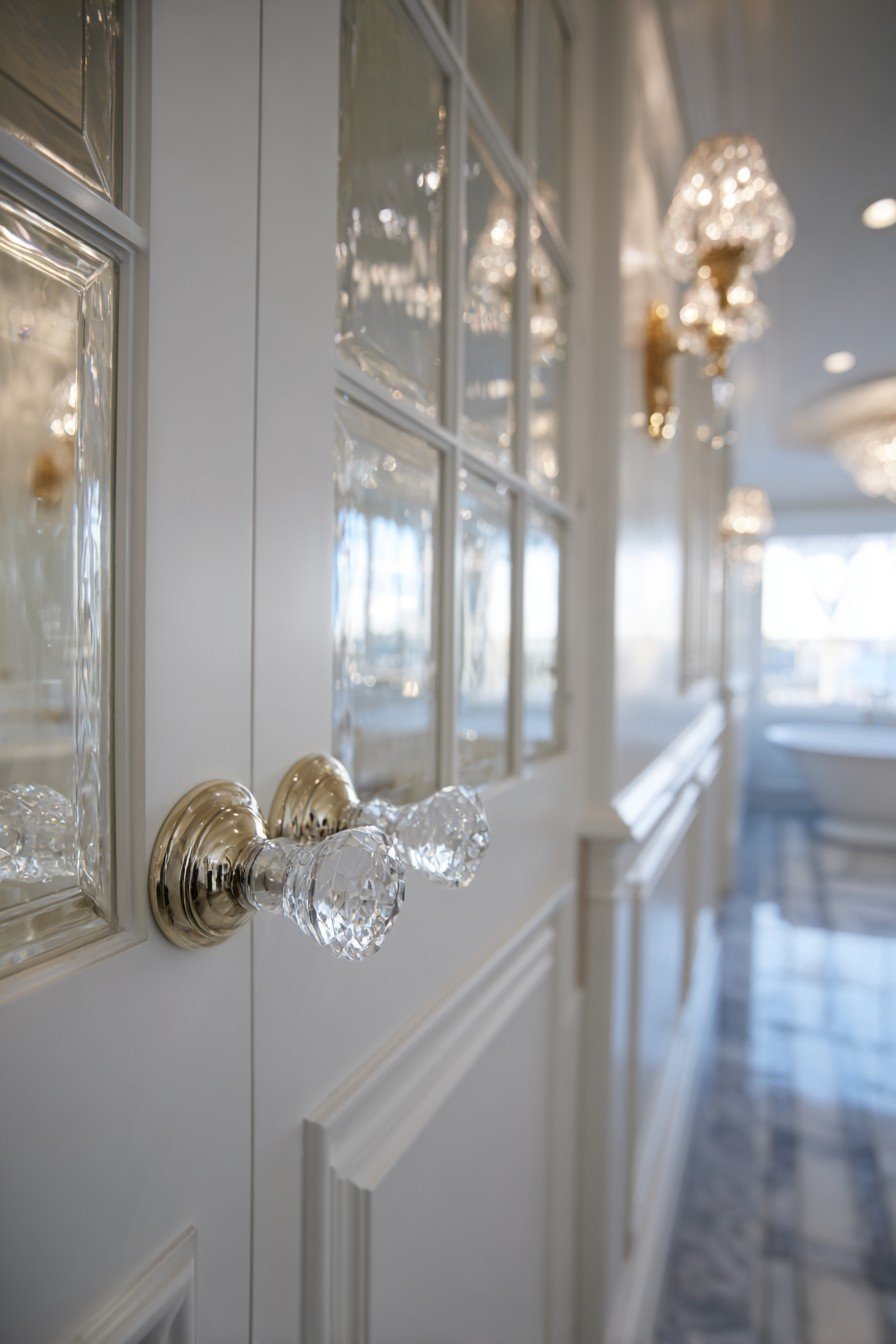 Classic French Door with Frosted Glass