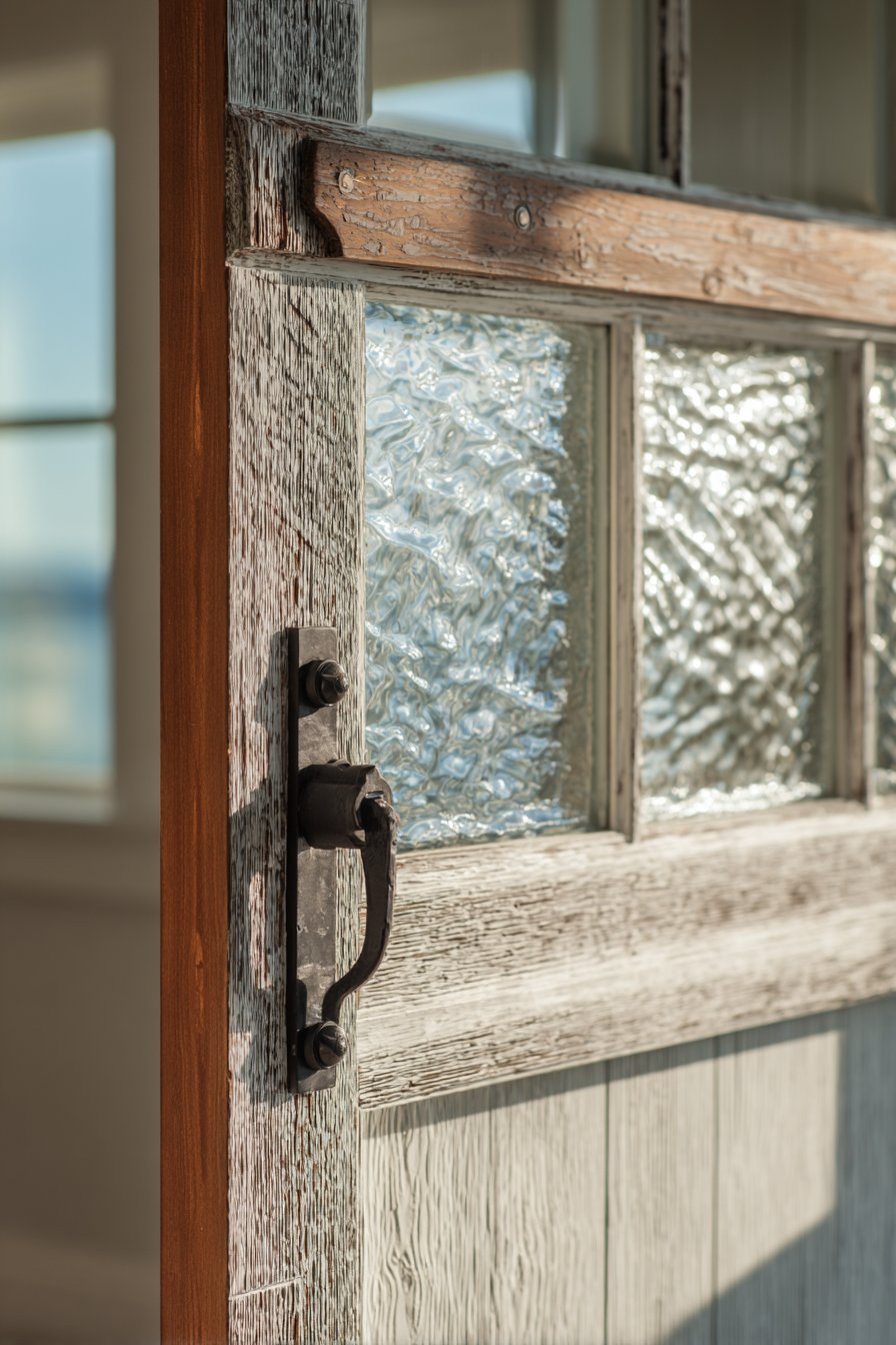 Vintage Window Insert Door