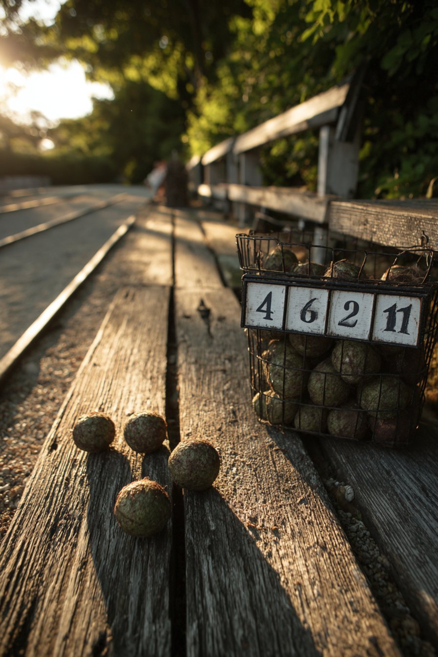 Crushed Shell Bocce Ball Court