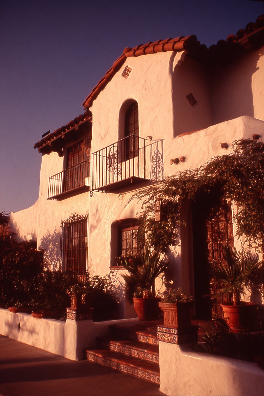 Spanish Colonial Revival with Stucco and Tile