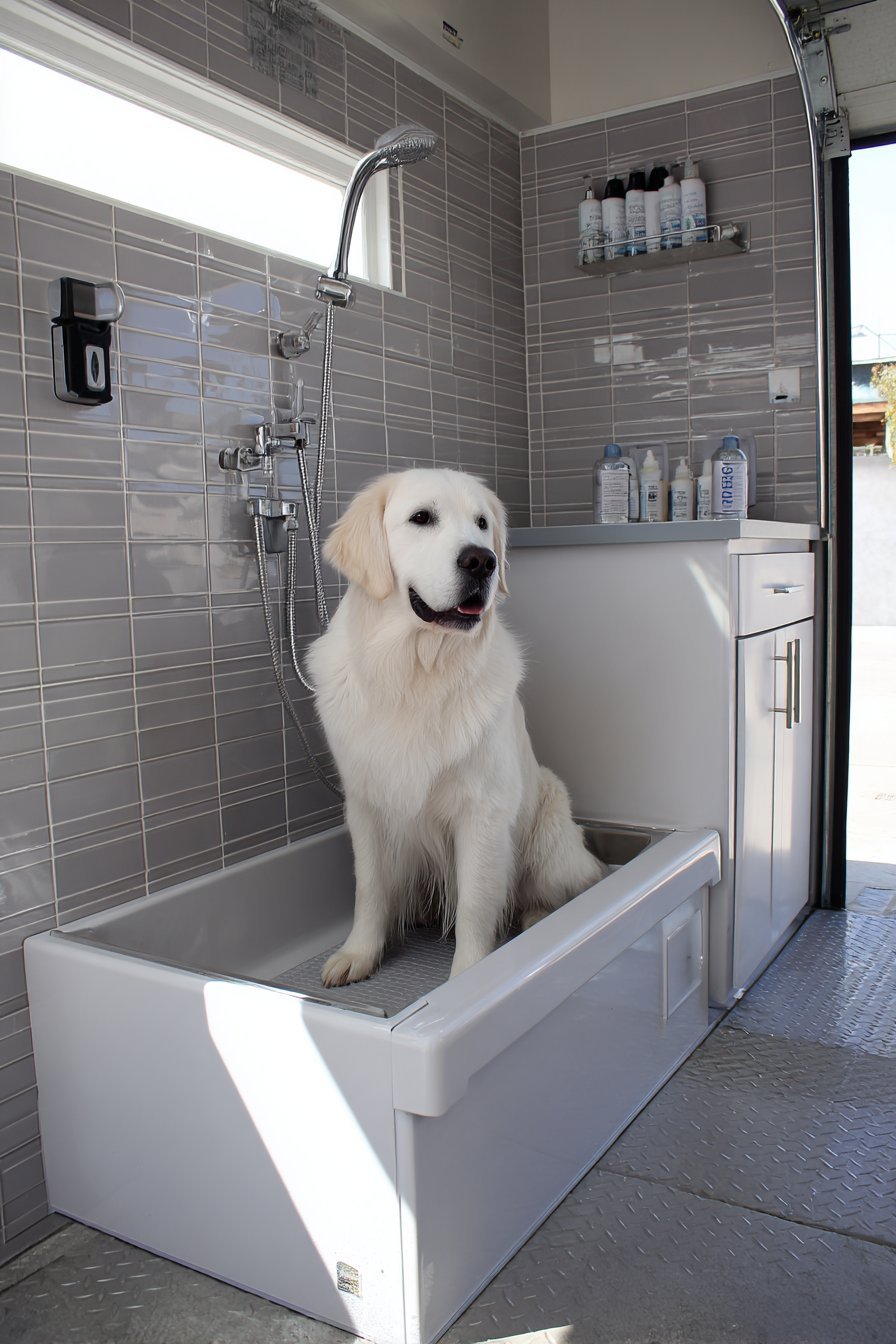 Dedicated Dog Washing Station