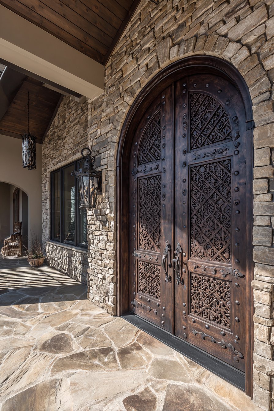 Gothic Revival with Carved Tracery