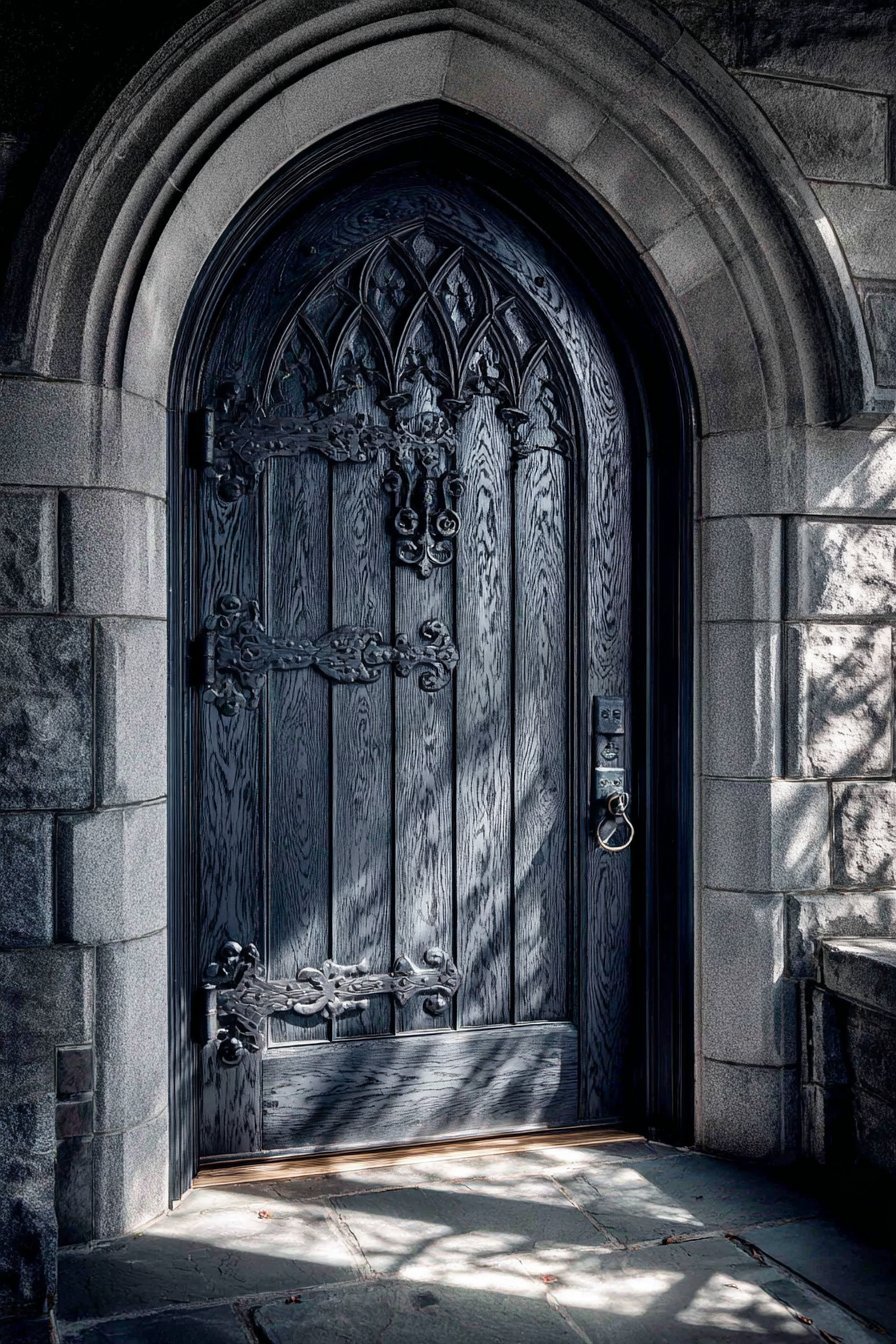 Gothic Revival with Carved Tracery