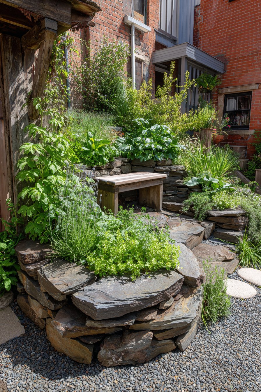 Permaculture Herb Spiral