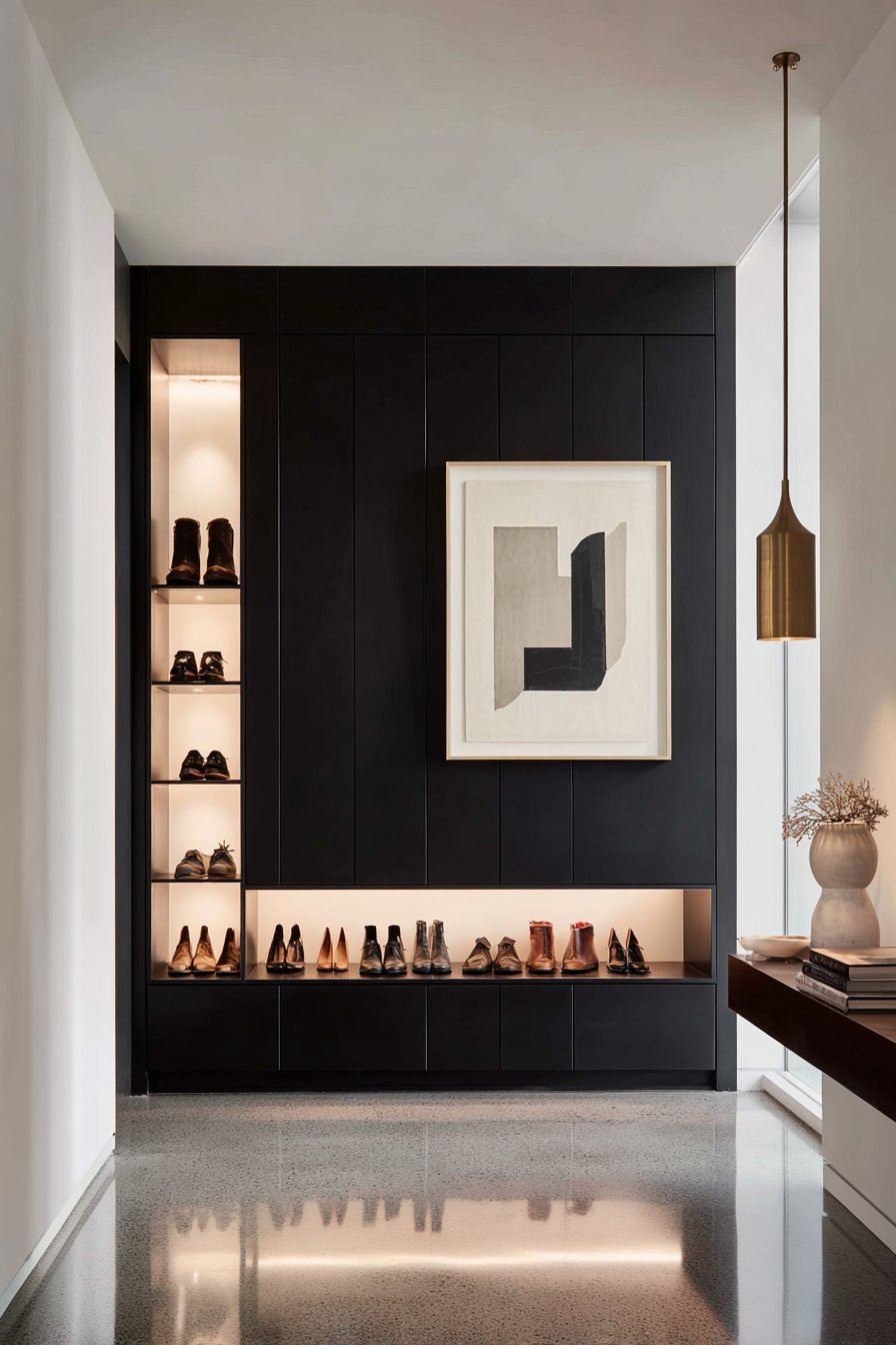 Matte Black Minimalist Boutique Display