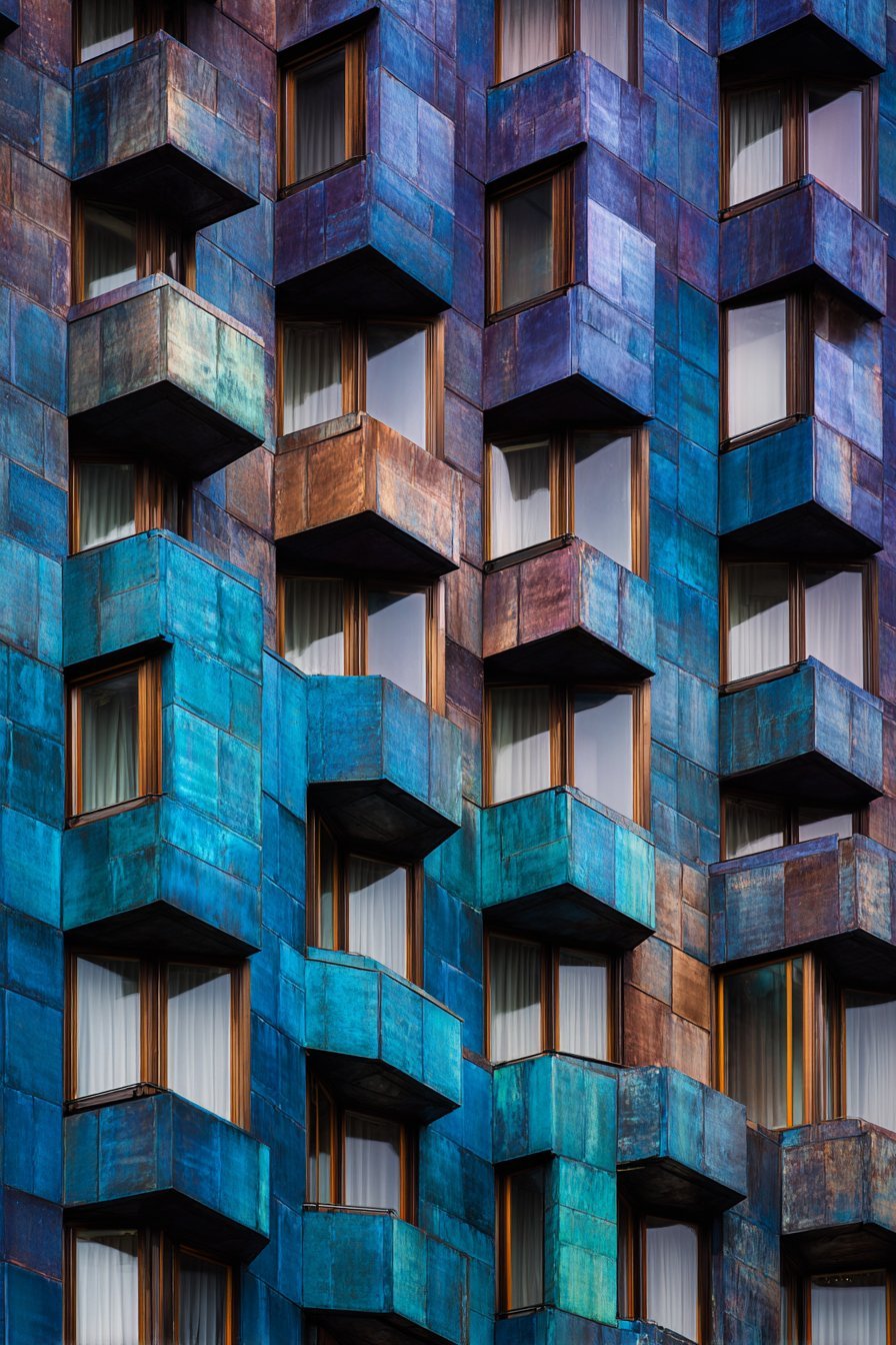 Contemporary Copper with Natural Patina