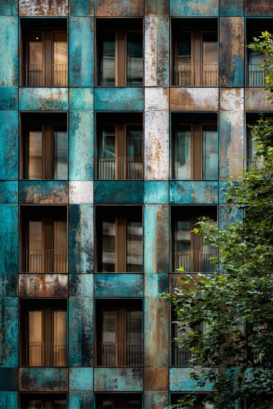 Contemporary Copper with Natural Patina