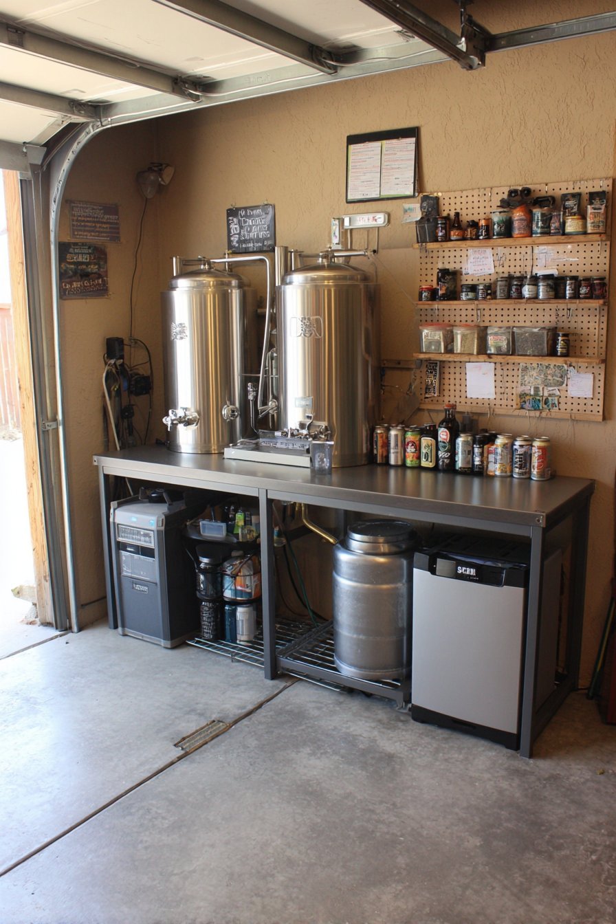 Home Brewery Hobby Setup