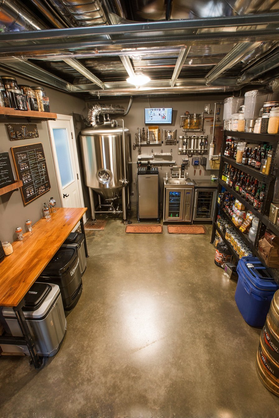 Home Brewery Hobby Setup