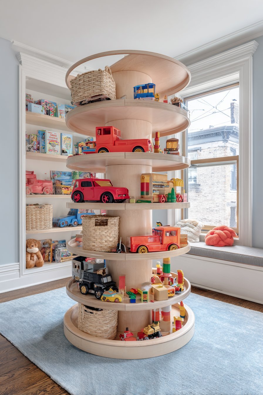 Rotating Storage Tower Design