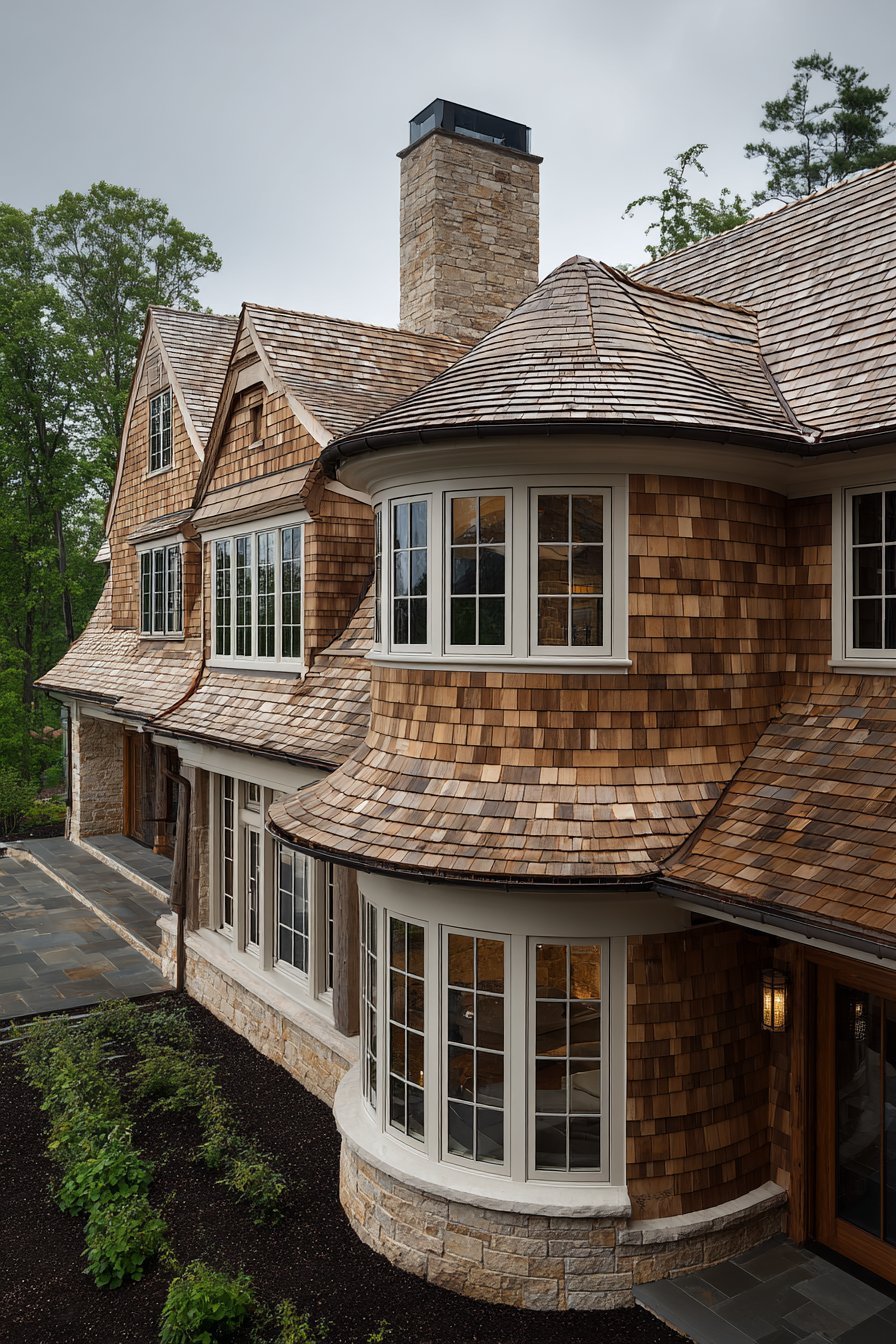 Shingle Style with Flowing Forms