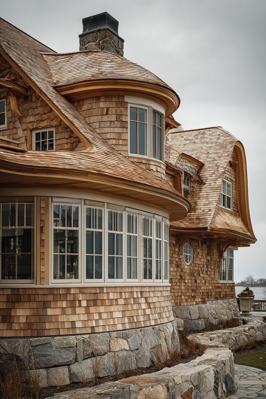 Shingle Style with Flowing Forms