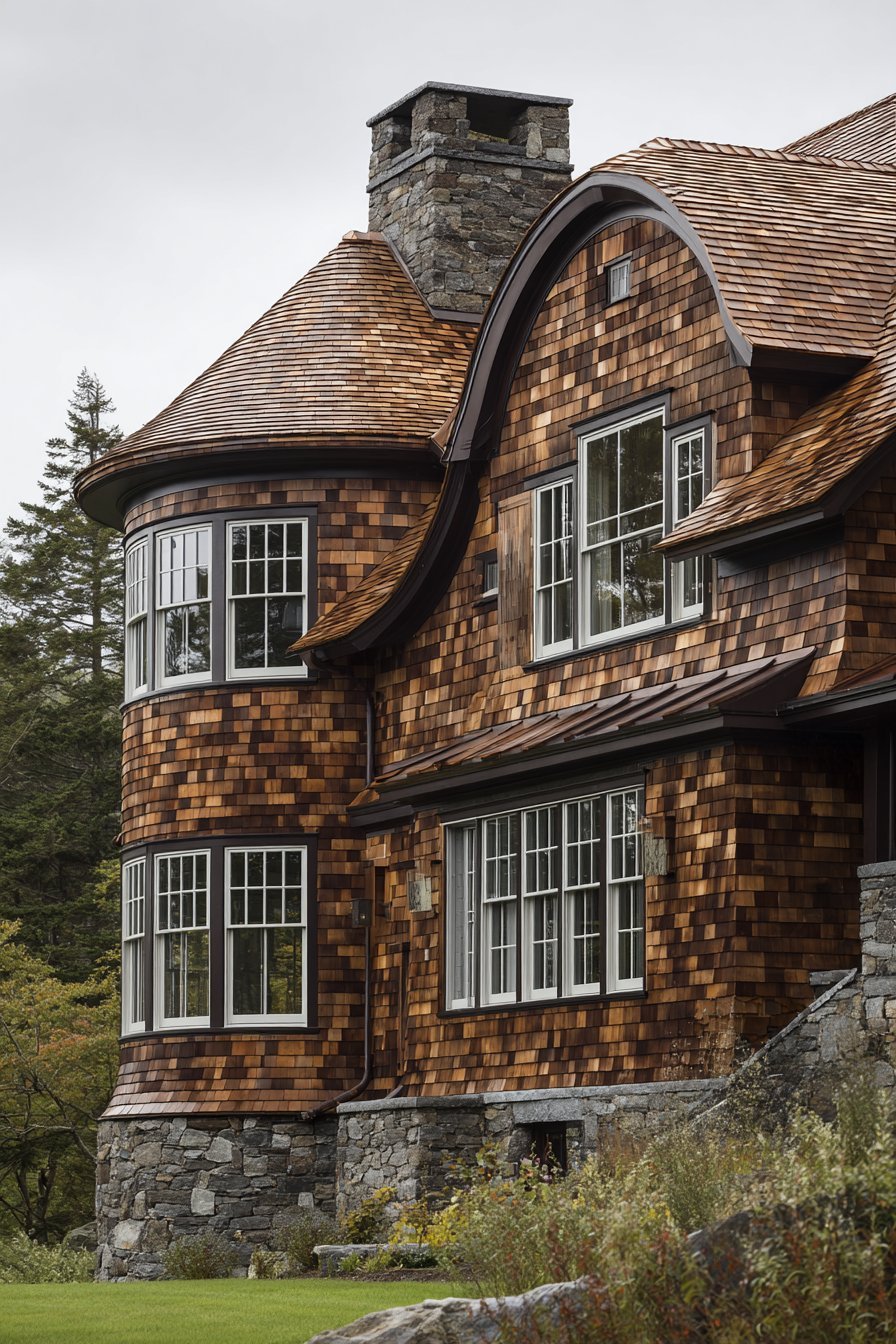 Shingle Style with Flowing Forms