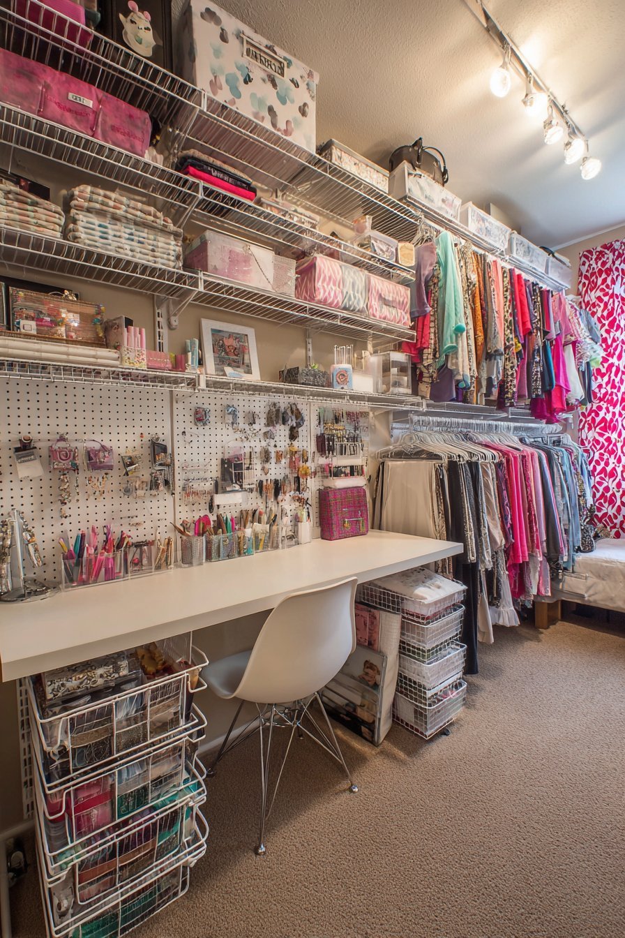 Teen Bedroom Closet Expression