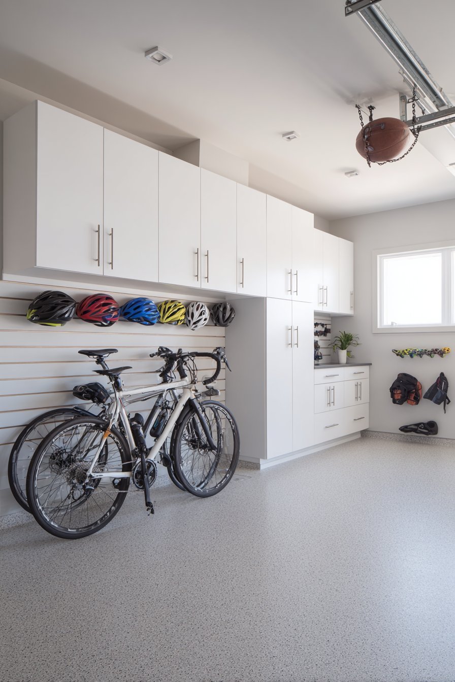 Clean Contemporary White Cabinet System