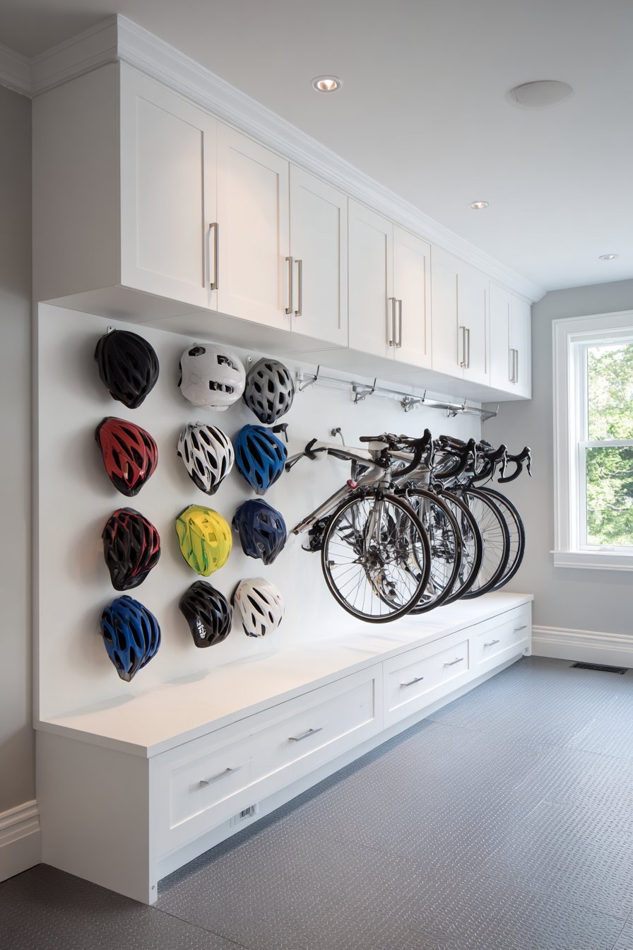 Clean Contemporary White Cabinet System