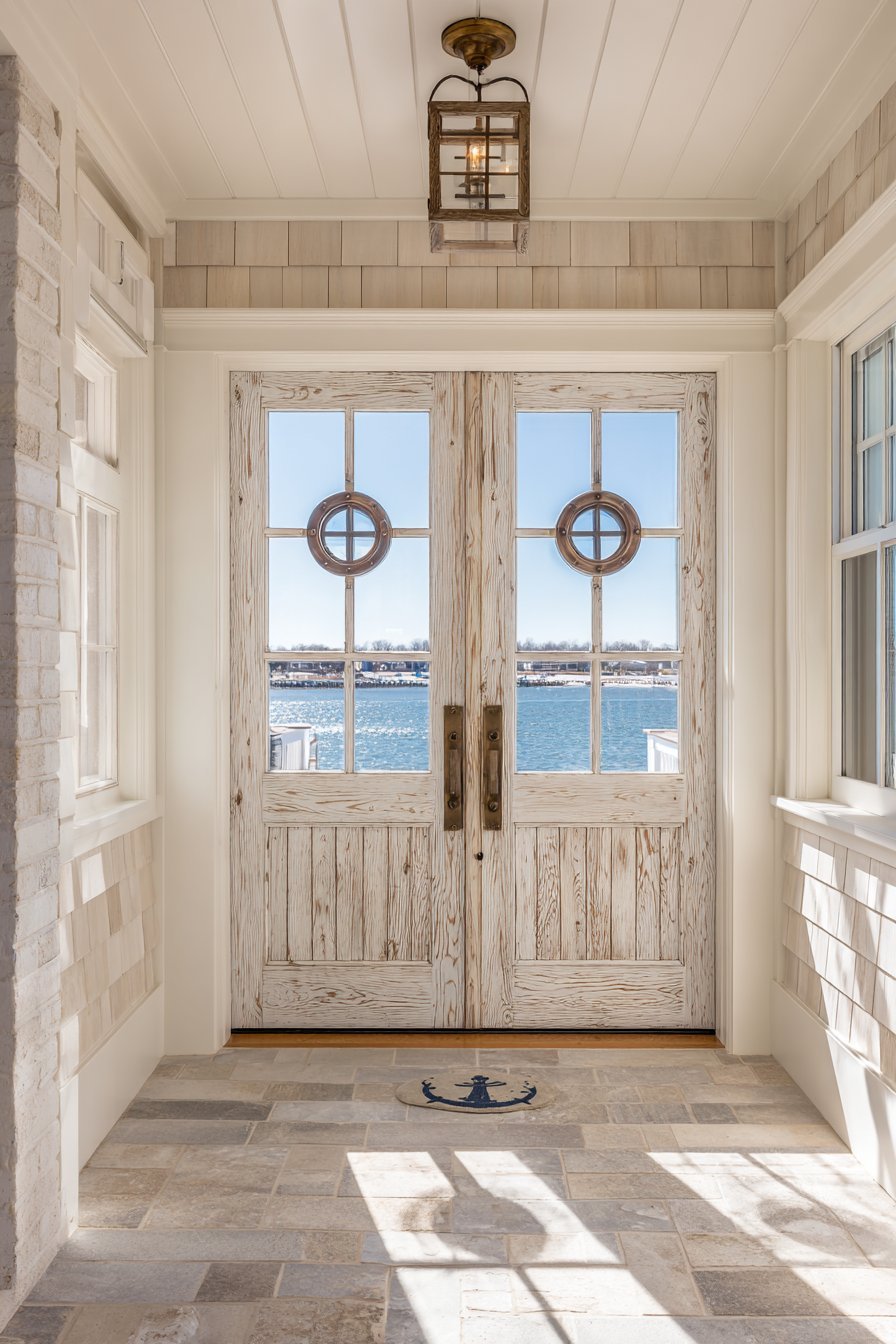 Coastal Weathered Teak with Nautical Details