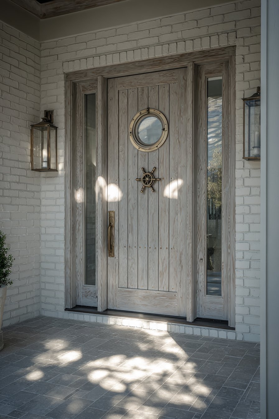 Coastal Weathered Teak with Nautical Details