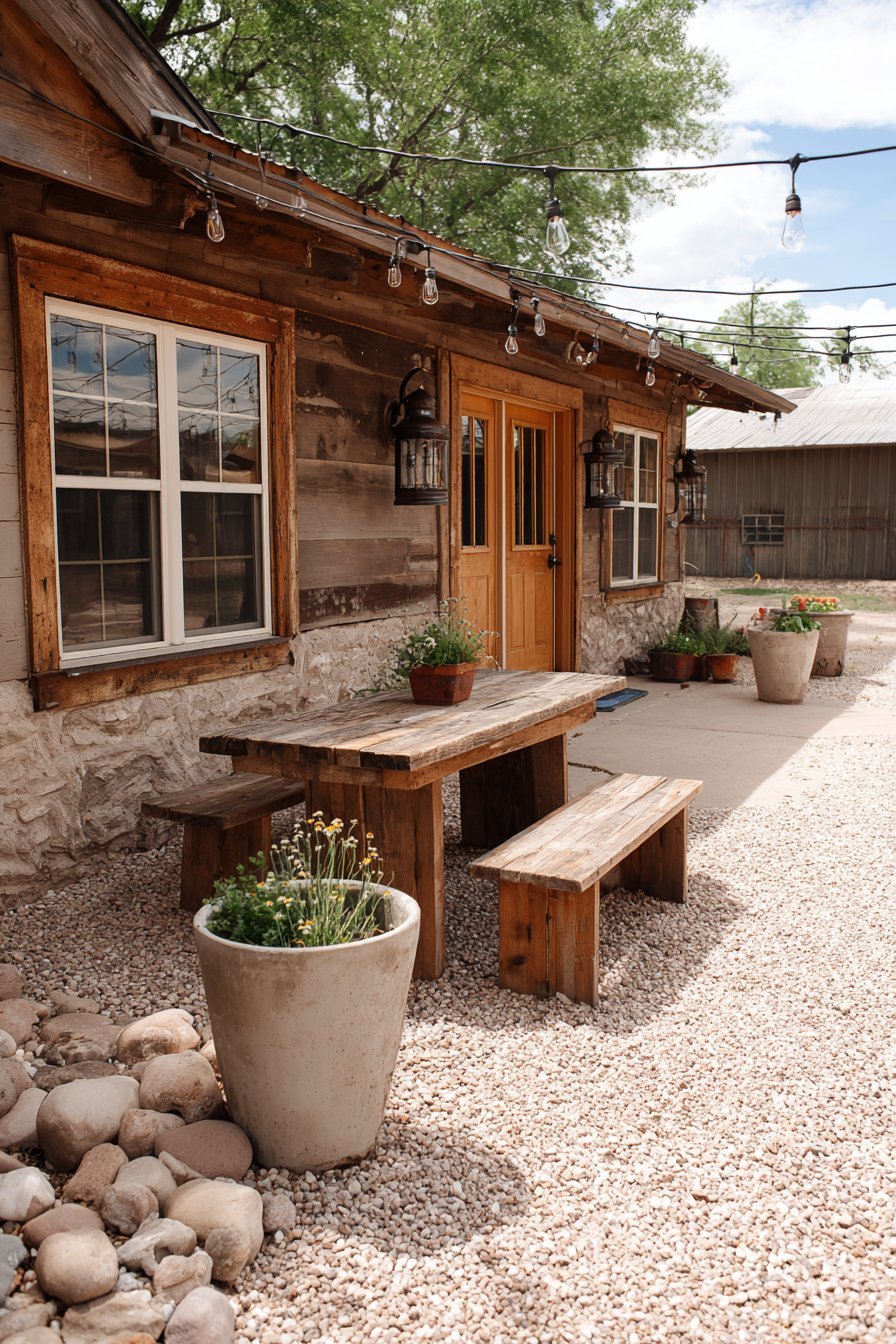 Reclaimed Wood Dining Nook