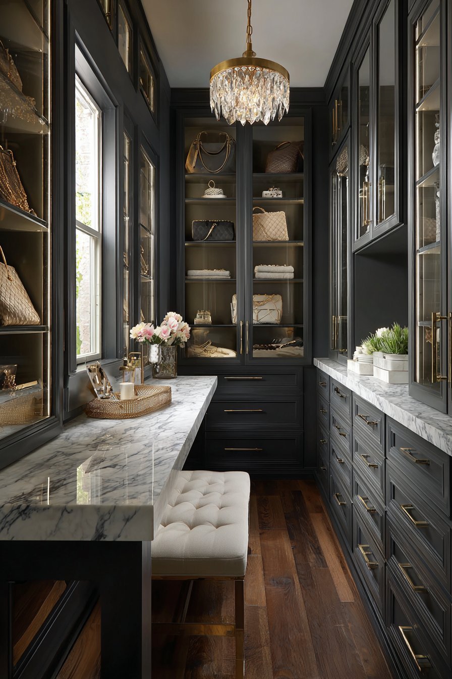 Dark Charcoal Jewelry-Box Drama