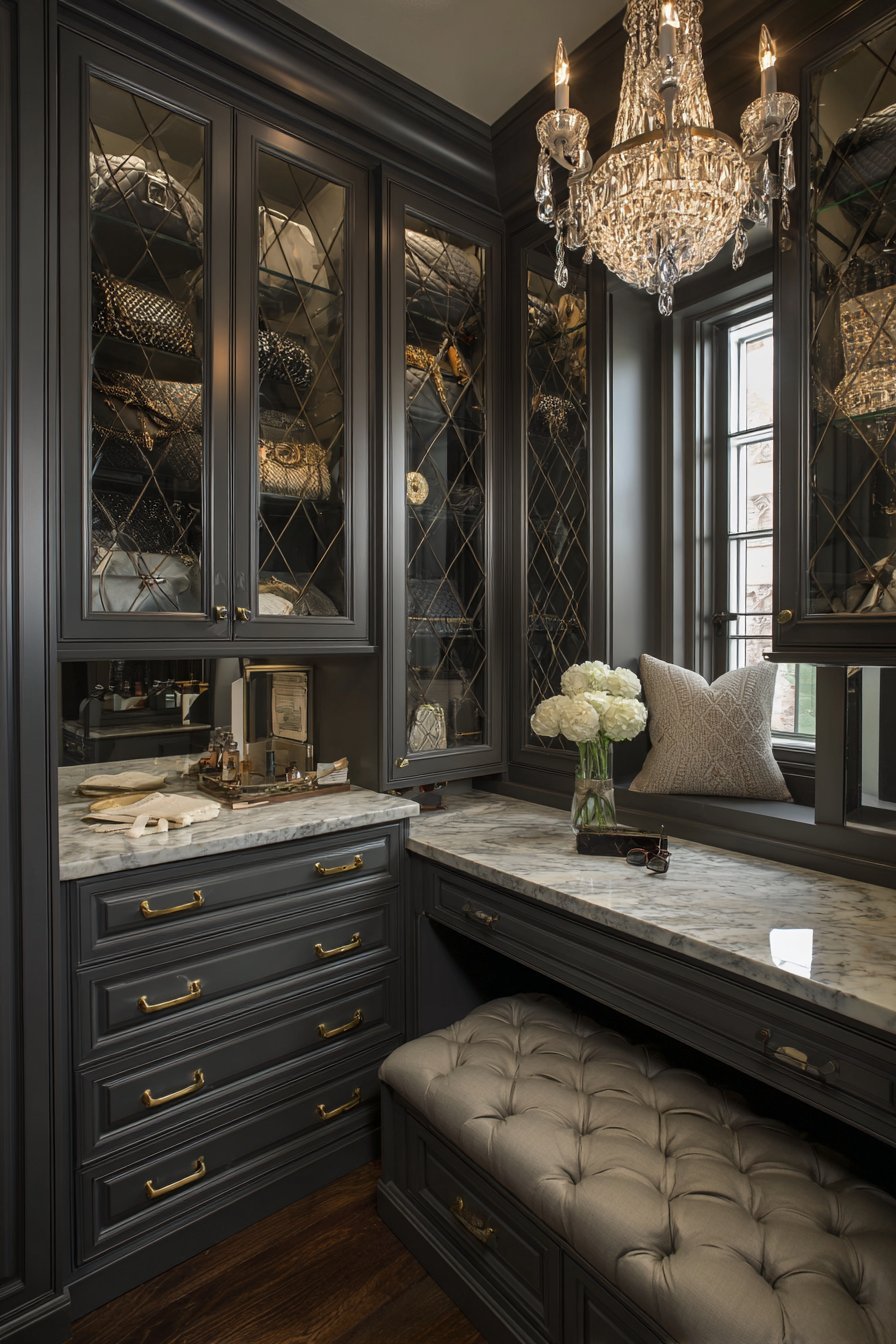 Dark Charcoal Jewelry-Box Drama