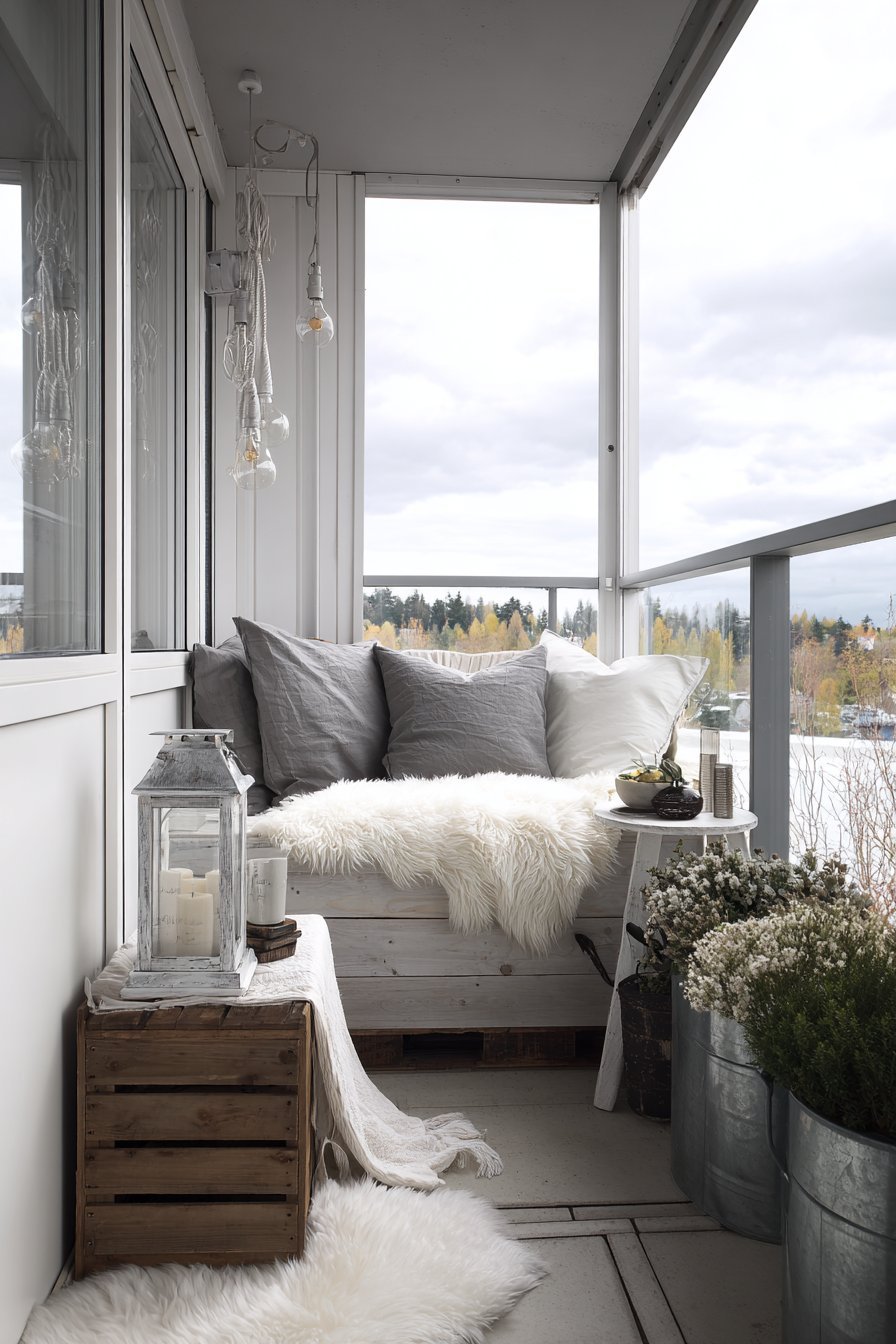 Scandinavian Cozy Hygge Corner