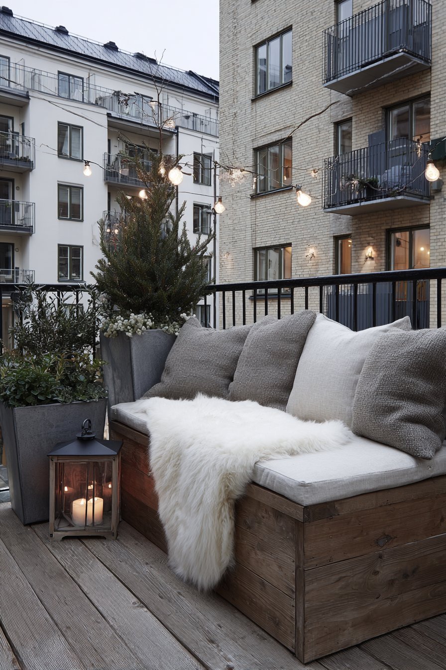 Scandinavian Cozy Hygge Corner