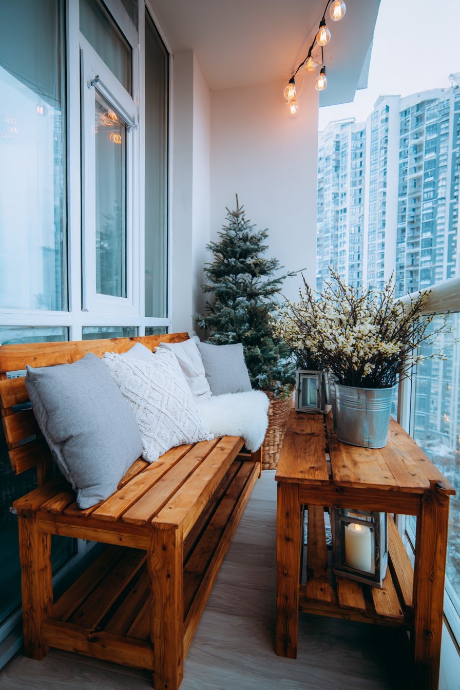 Scandinavian Cozy Hygge Corner