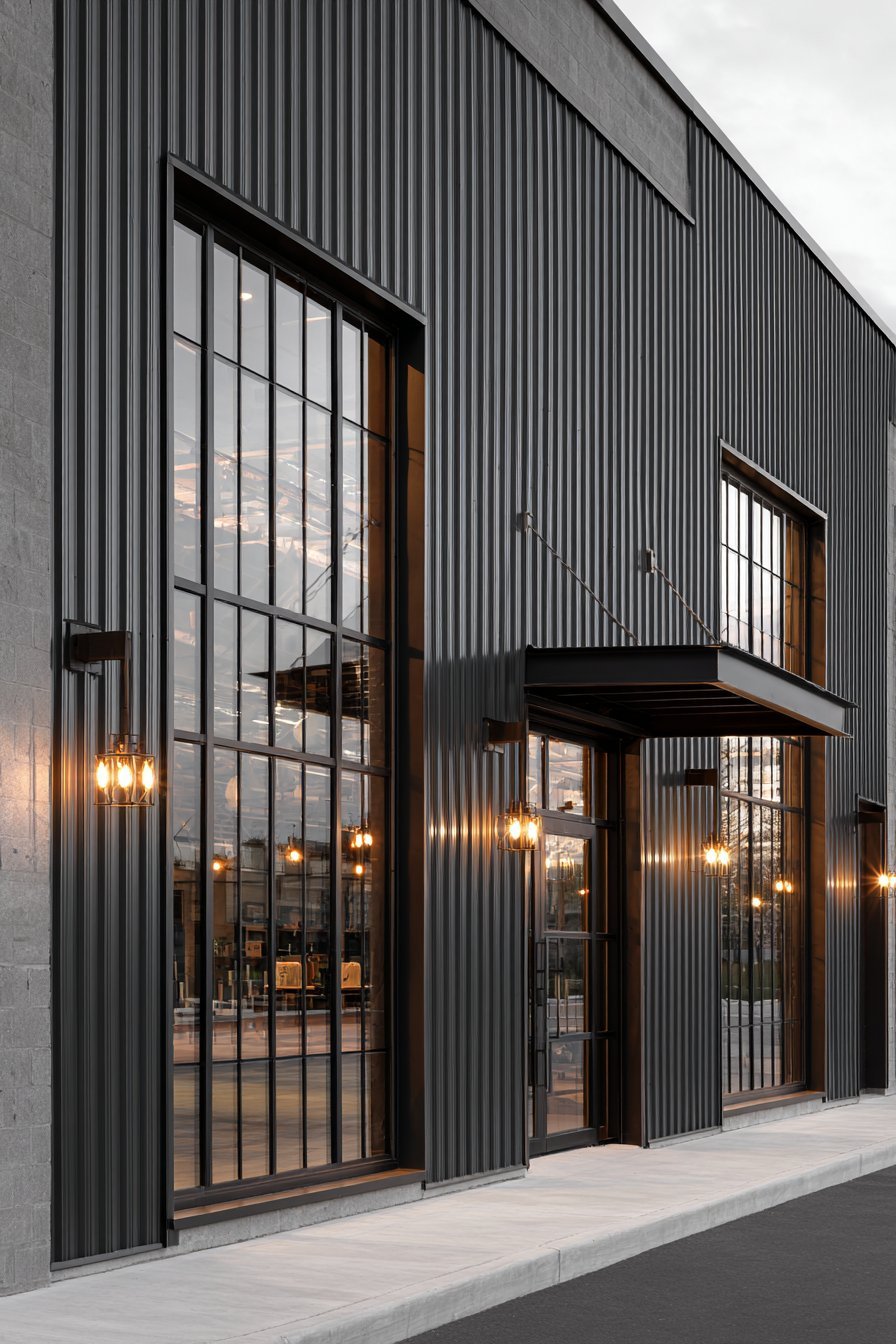 Modern Industrial with Metal and Concrete