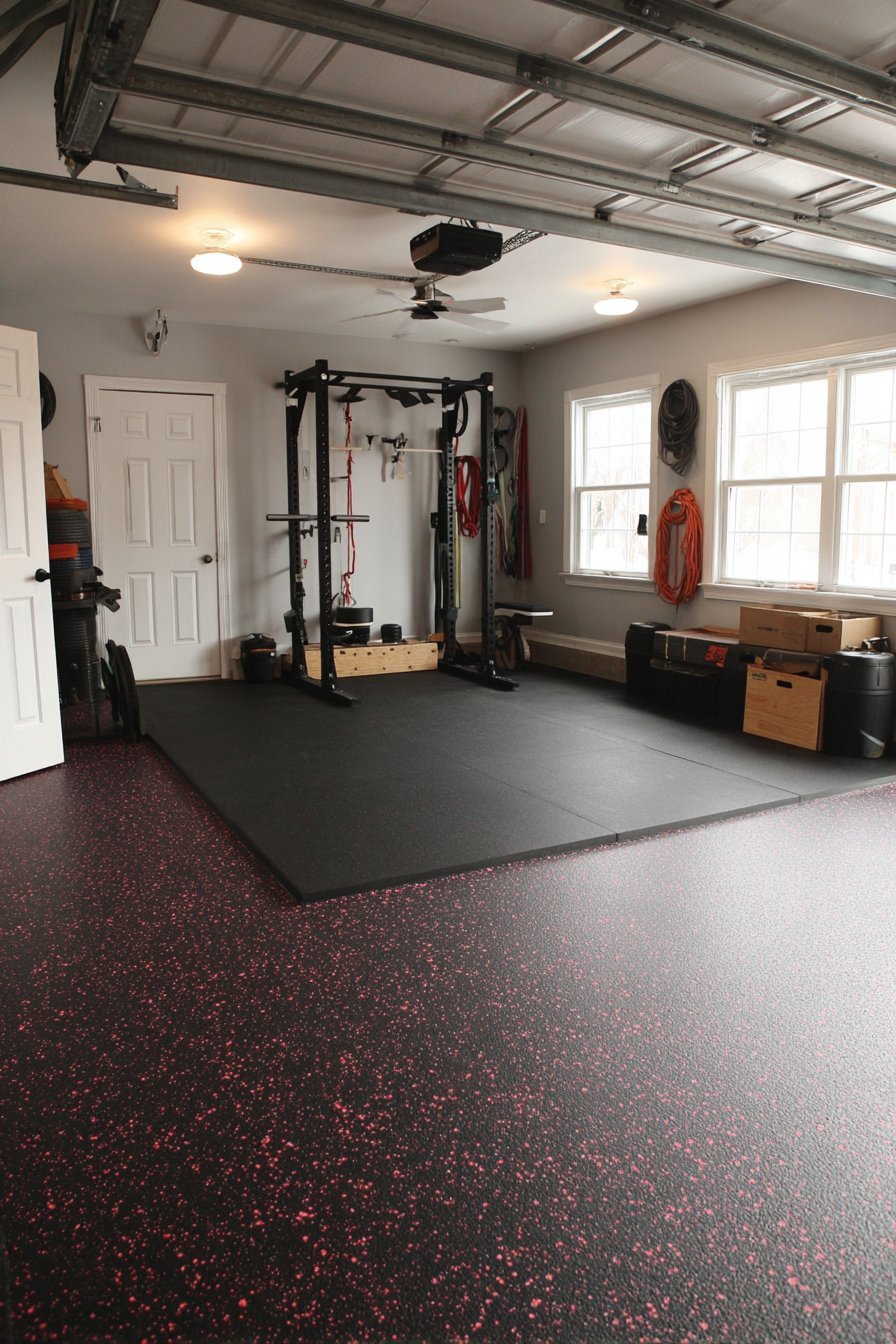 Garage Gym Conversion with Functional Design