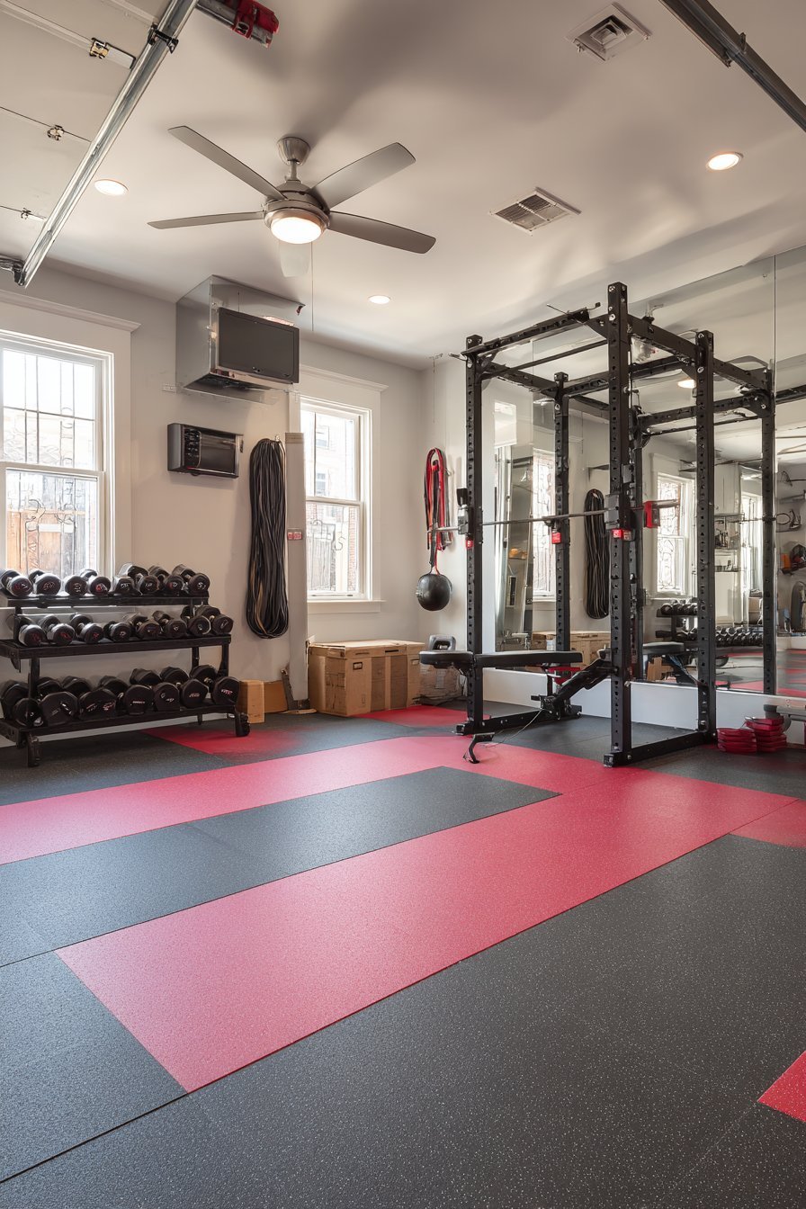 Garage Gym Conversion with Functional Design