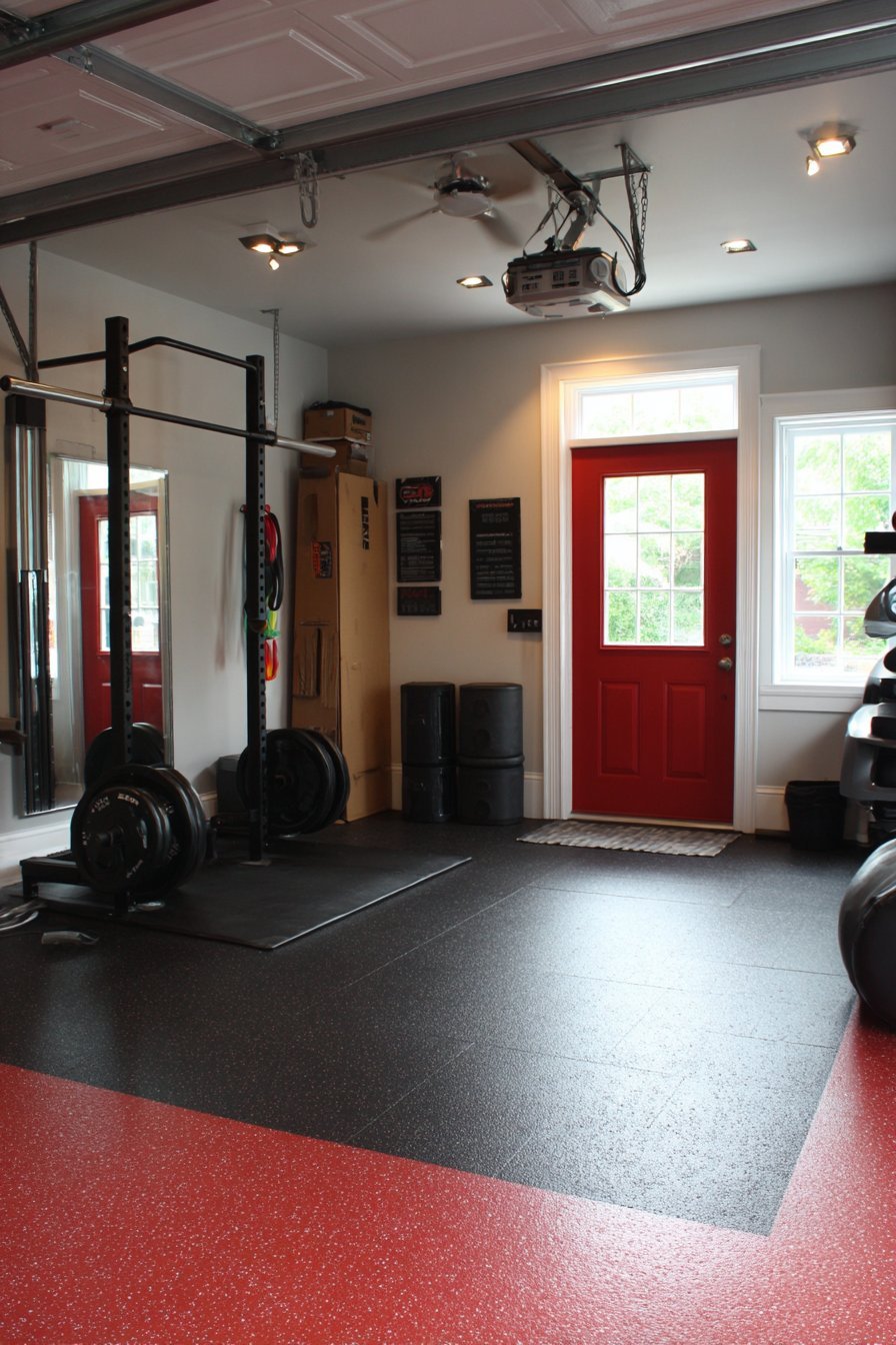 Garage Gym Conversion with Functional Design