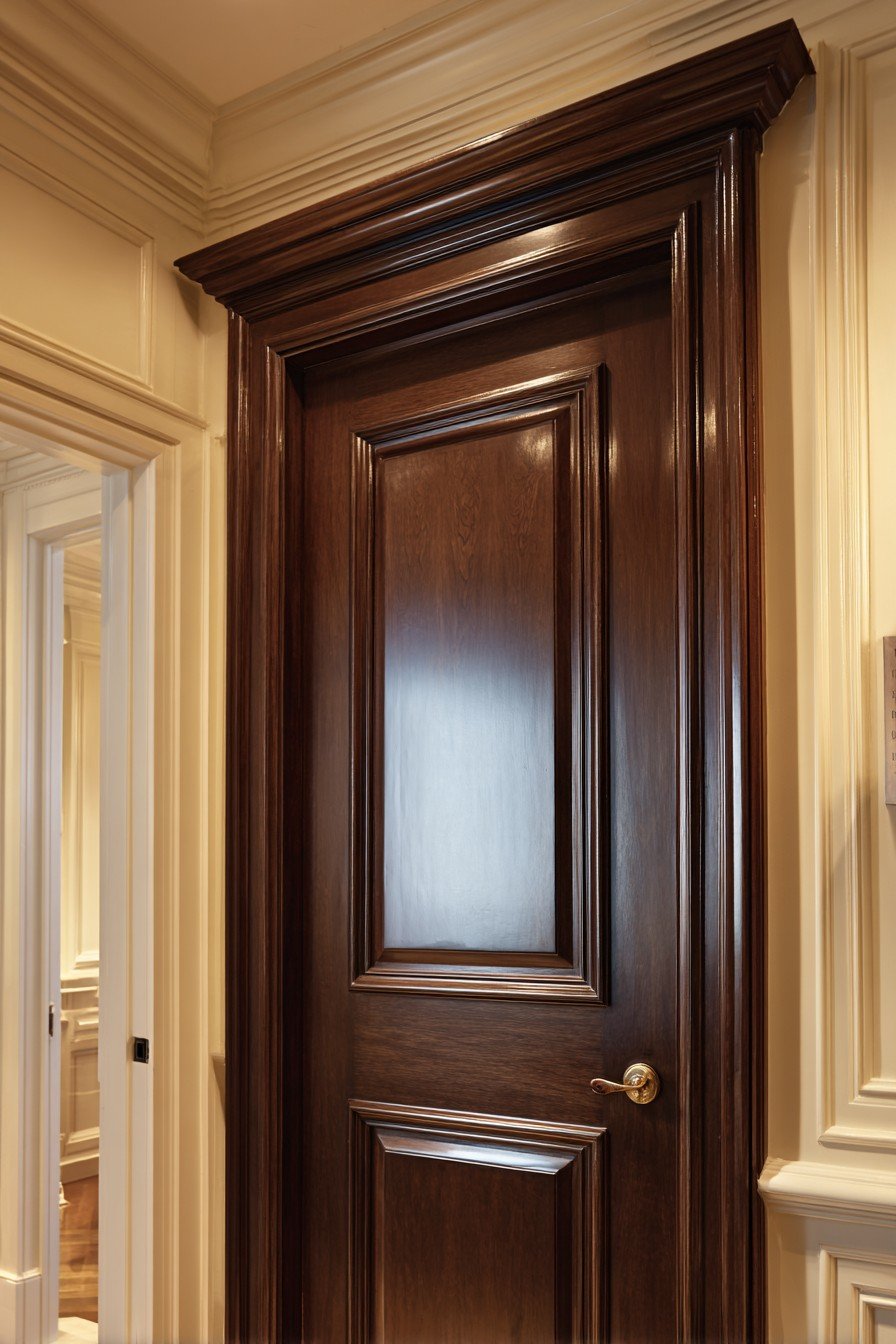 Traditional Mahogany Door with Raised Panels