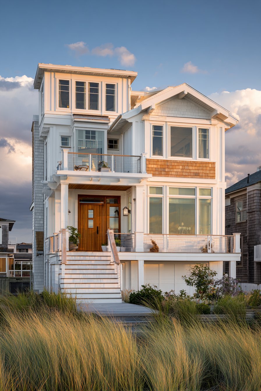 Coastal Contemporary with Weathered Wood Accents