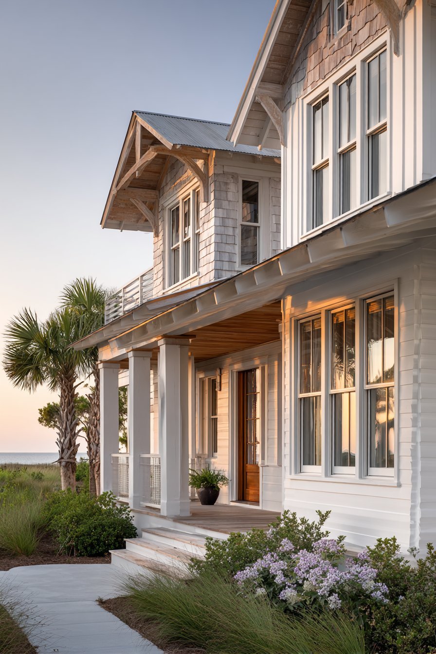 Coastal Contemporary with Weathered Wood Accents