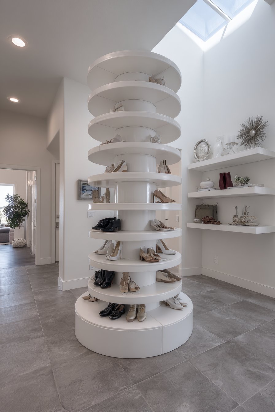 Innovative Rotating Corner Tower