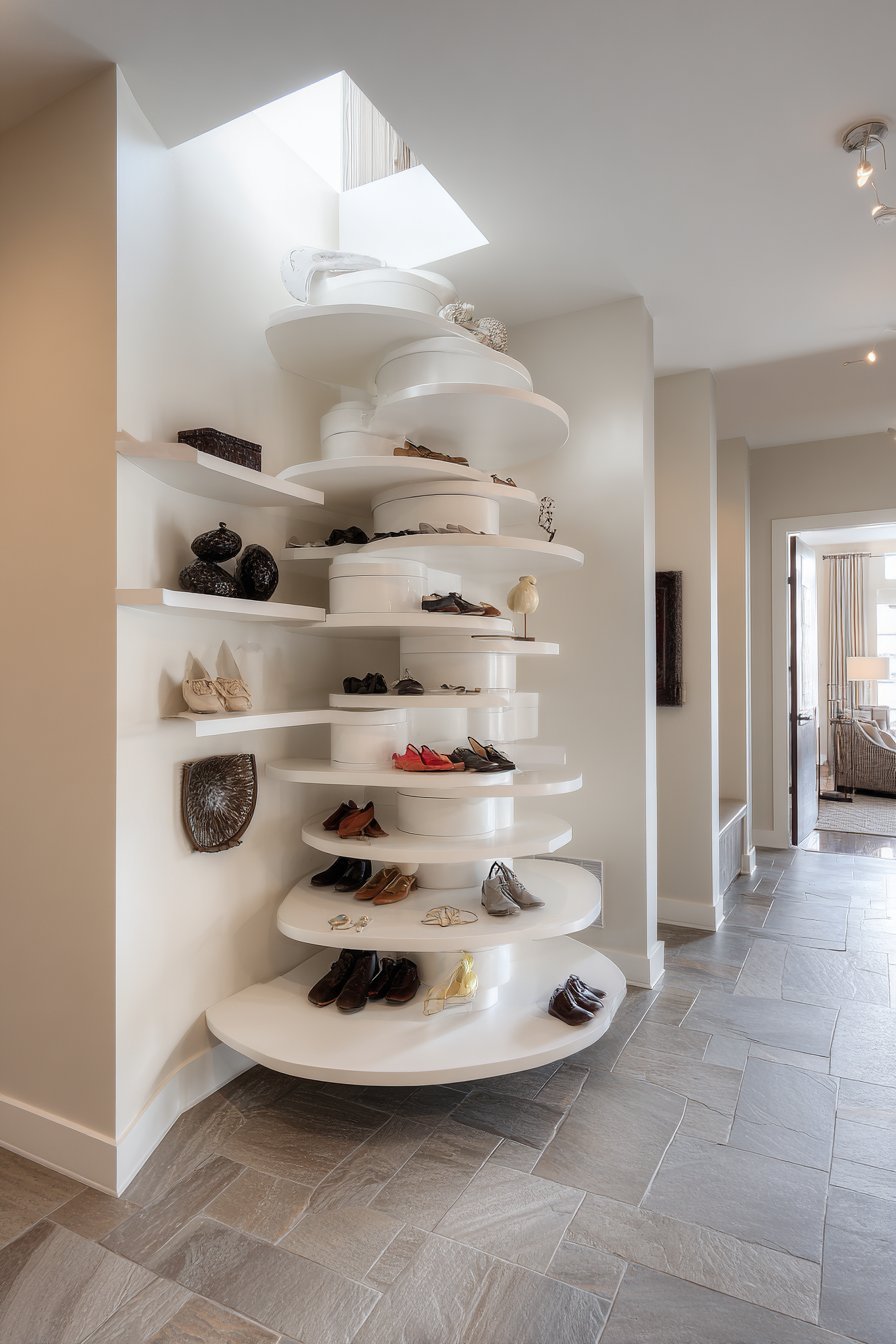 Innovative Rotating Corner Tower