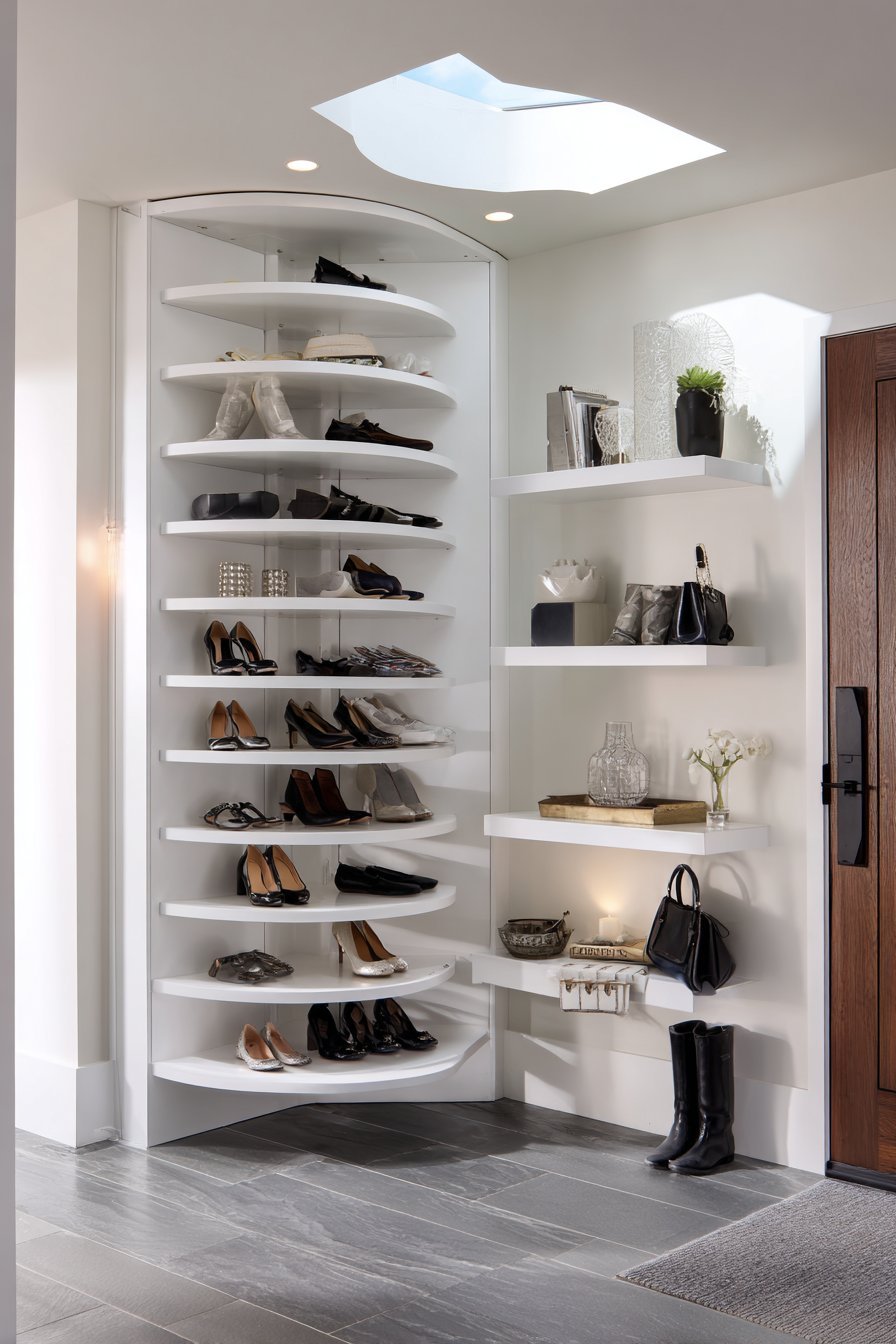 Innovative Rotating Corner Tower