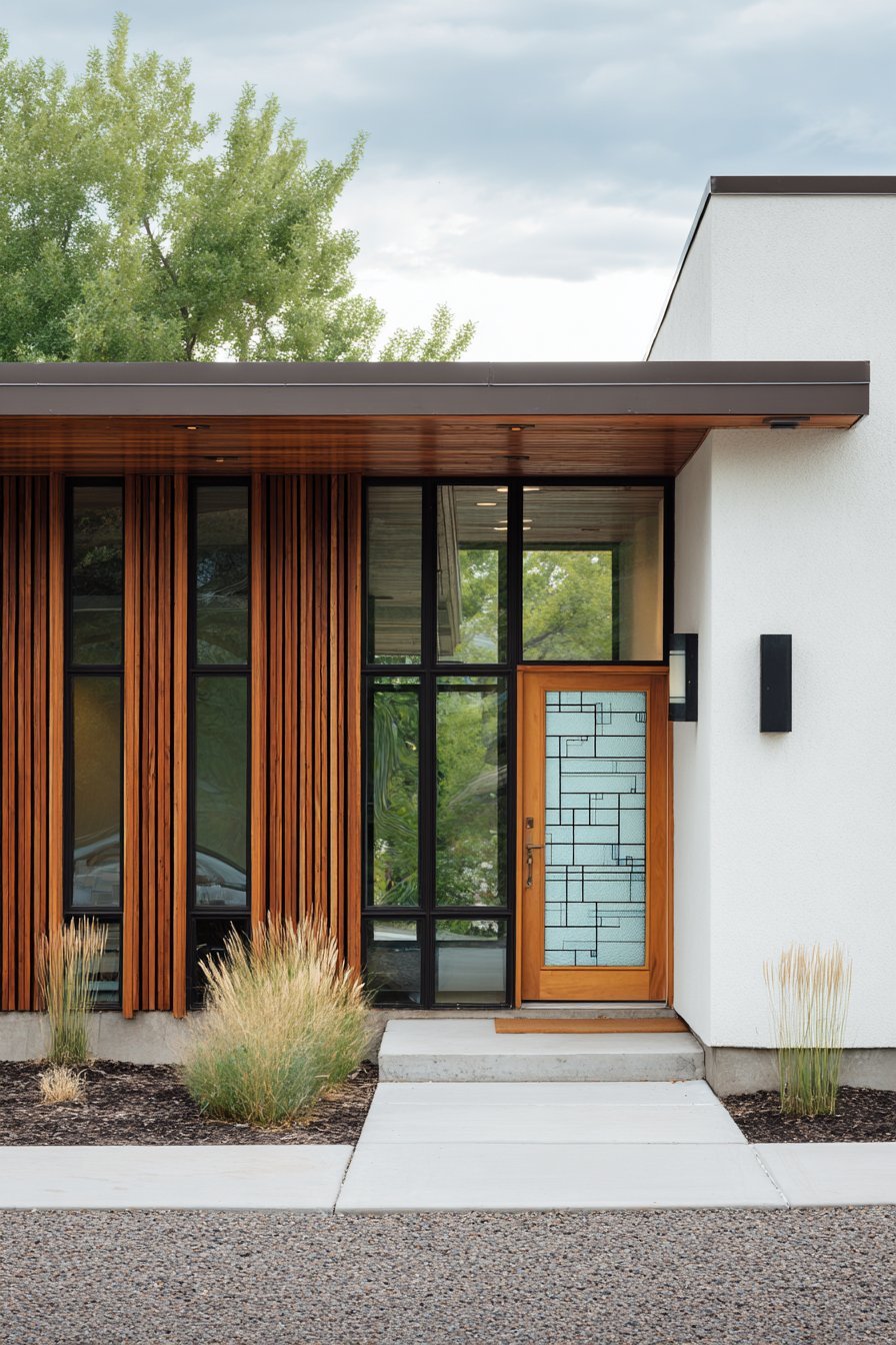 Mid-Century Modern with Floor-to-Ceiling Glass