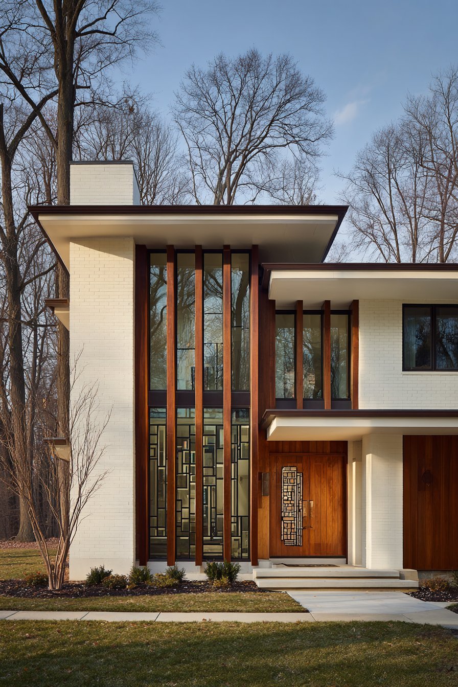 Mid-Century Modern with Floor-to-Ceiling Glass