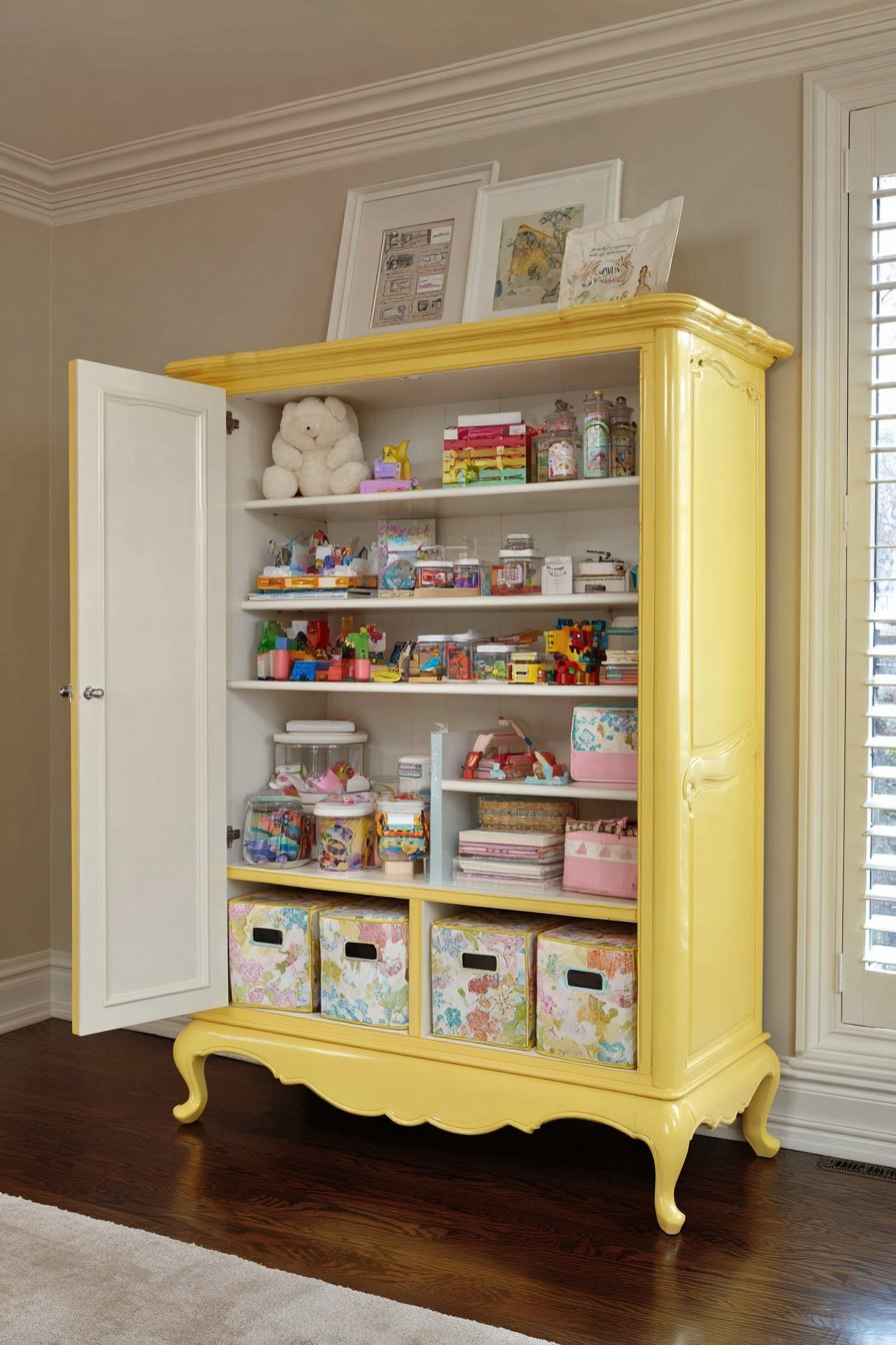 Built-In Window Seat Storage
