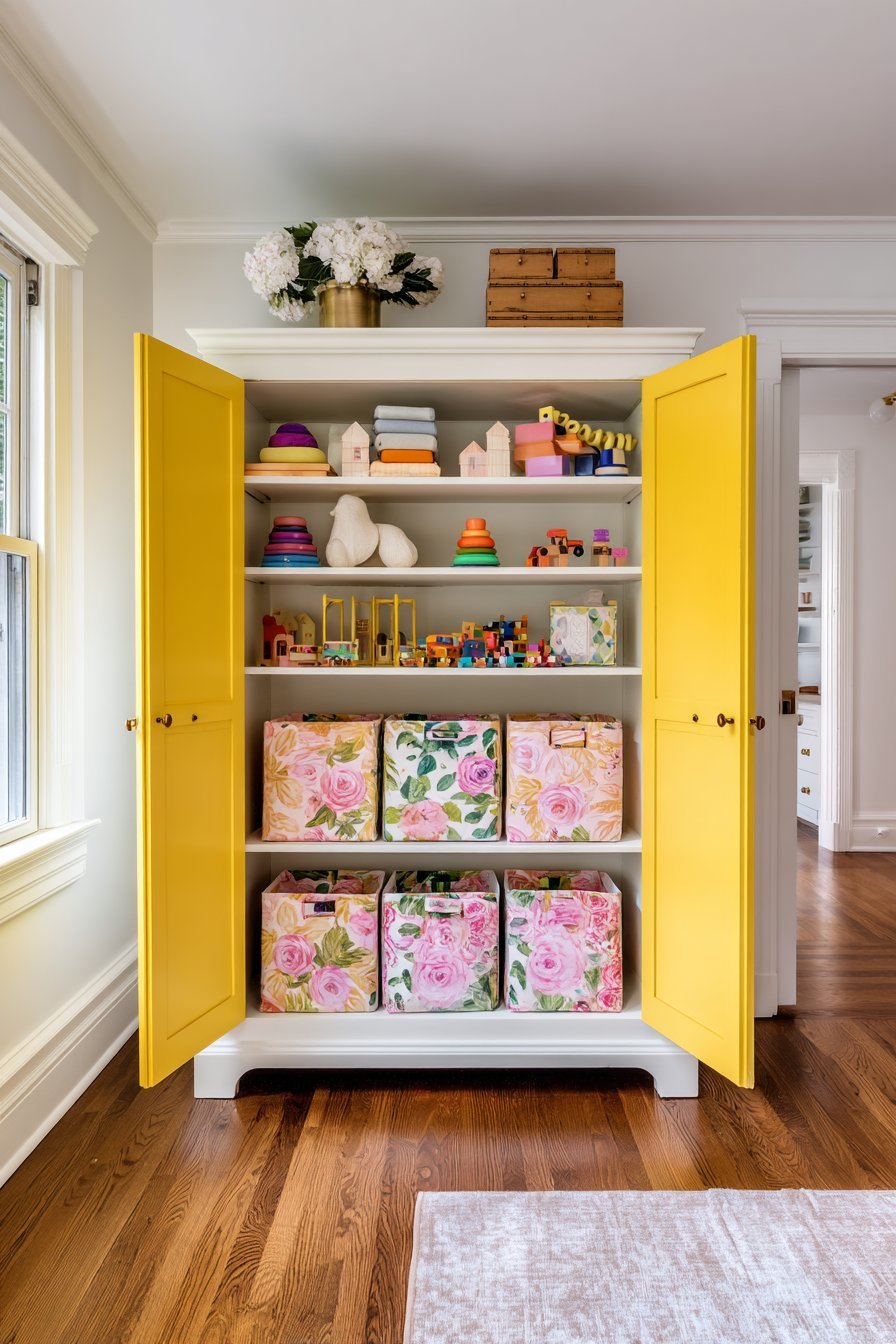 Built-In Window Seat Storage