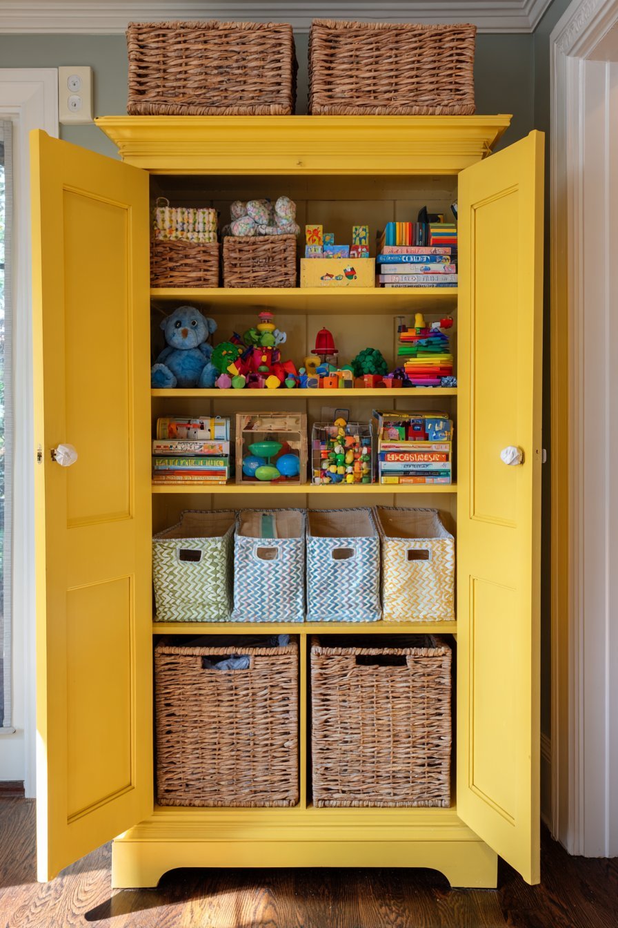 Built-In Window Seat Storage