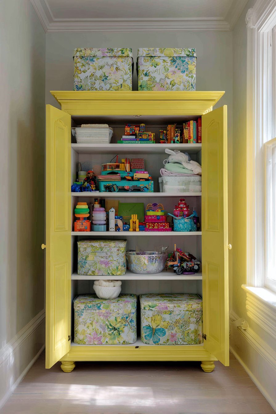 Built-In Window Seat Storage