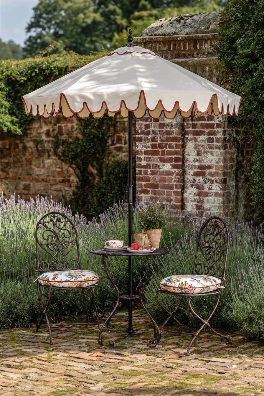 Wrought Iron Bistro Morning Retreat