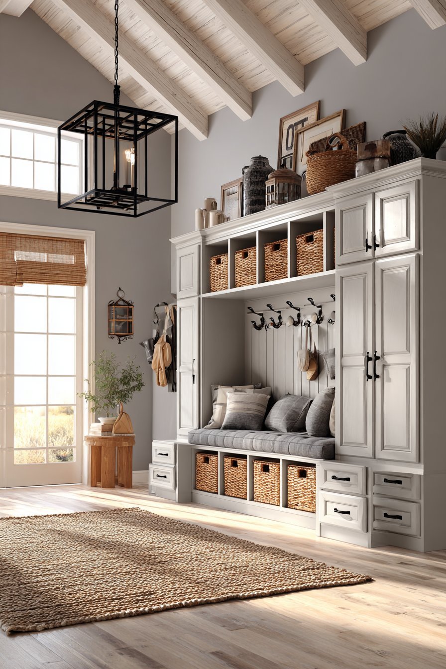 Entry way shoe storage ideas
