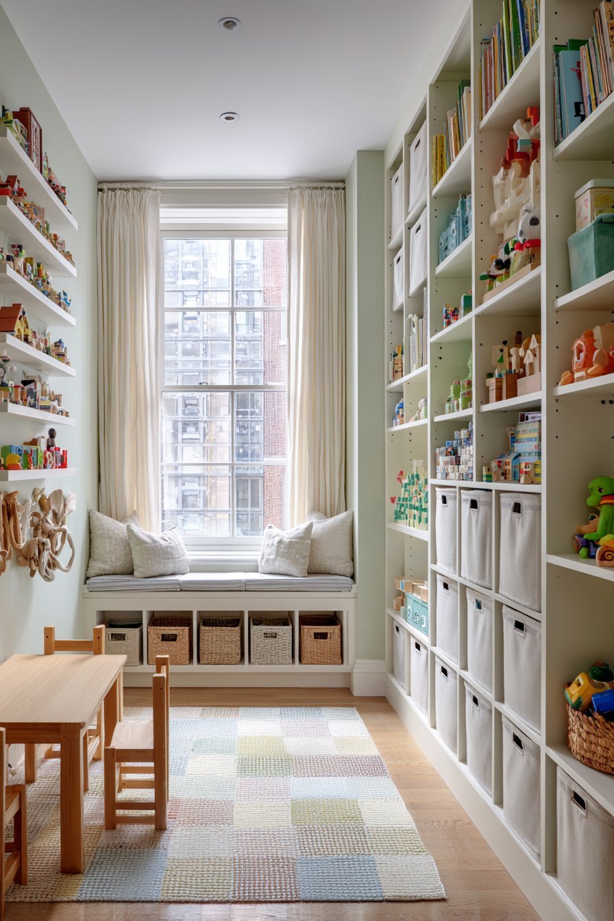 Playroom storage ideas