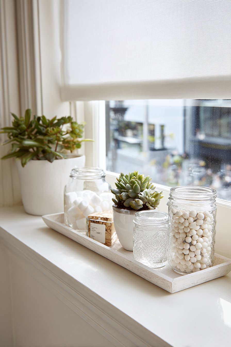 Extended Window Sill Storage